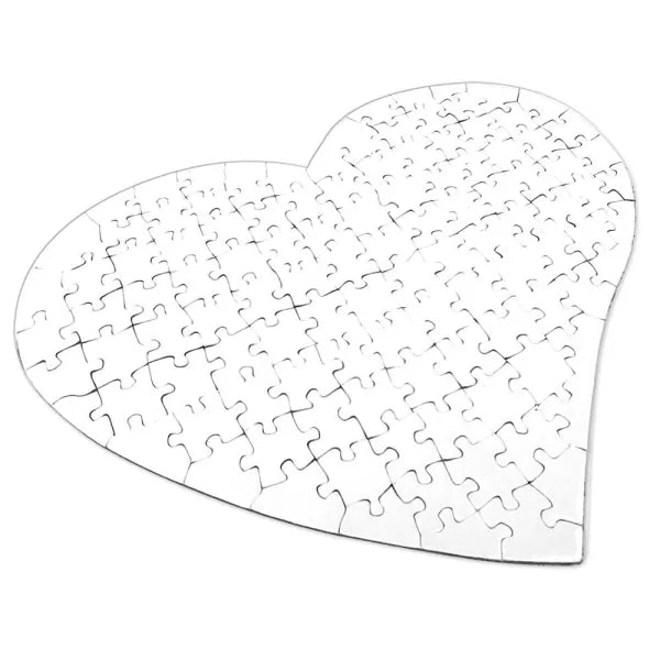 Puzzle corazón 111 piezas  (24,5x20 cm)