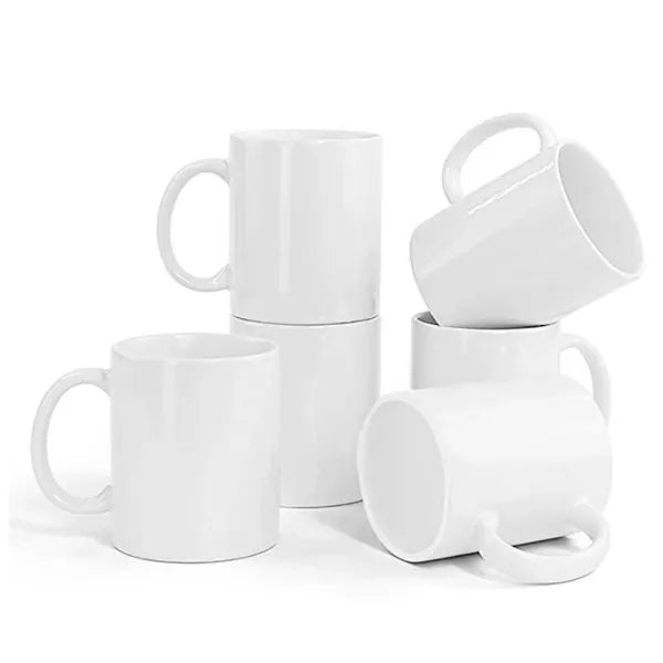 Tazas de cerámica blancas de alta calidad